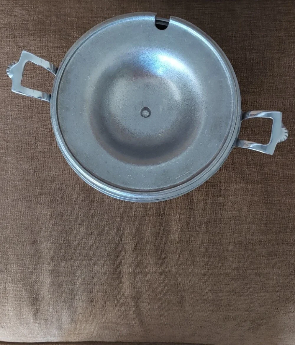 Wilton Silver Armentale Covered Serving Dish with Handles And Spoon